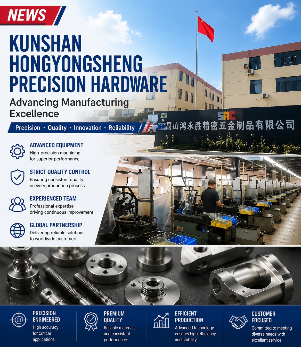 Paano Pinapalawak ng Kunshan Hongyongsheng Precision Hardware ang Lakas ng Paggawa Nito?